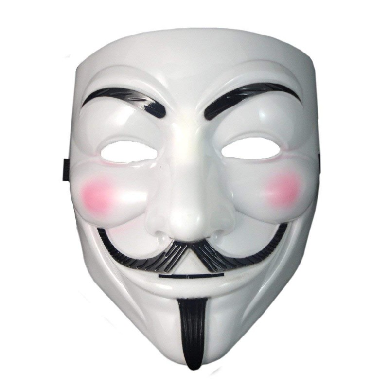 V For Vendetta Adult Costume Halloween Mask (Pack Of 1) (HM24)